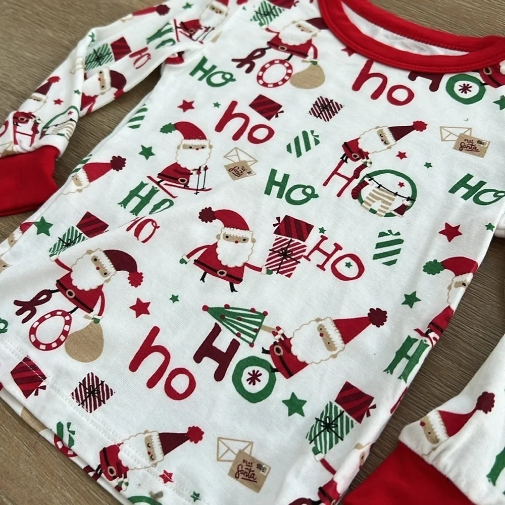 🎄Little Me Baby Boy Bamboo Christmas Ski Pajama Set 12 months